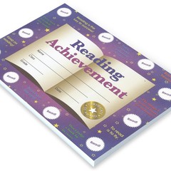 Reading Achievement StickToIt Reward Certificate 81/2×11 Inch Multi School