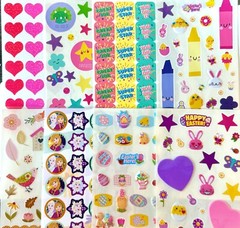 10 WHOLESALE bulk sticker pack, HUGE variety of themes characters animals & more