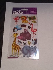eksucess Brands Stickers Animals 14 PC