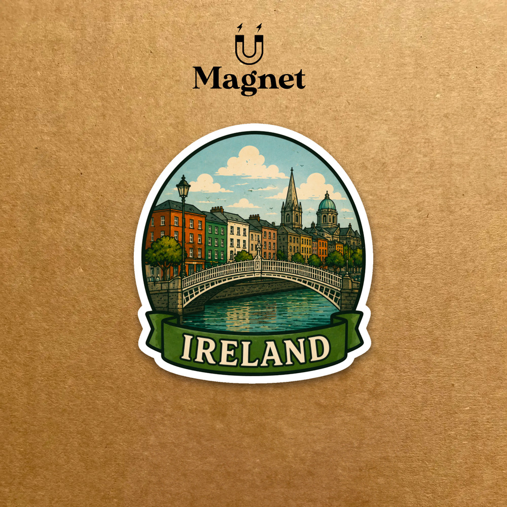 Ireland Magnet | Travel Magnet | Fridge Magnet (IRB)