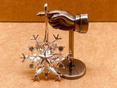 Christmas rhinestone snowflakes (set of 4)
