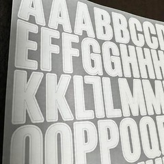980 Pcs 1 Inch Vinyl Waterproof Letter Stickers,10 Sheets Self-Adhesive Alpha…