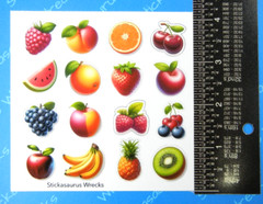 Fresh Fruits Sticker Sheet