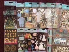 HUGE JOLEES STICKER LOT~60 Pks.~Mixed Themes~Many Rare & HTF~NEW