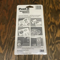 Vintage post it neon color monster stickers in sealed package 3M