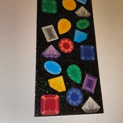 Mrs Grossman`s GLITTER GEMS 2002 Stickers Vintage retired diamond 💎