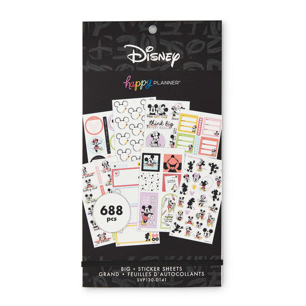 The Happy Planner Disney© Mickey & Minnie Mouse Whimsy Wonders Teacher Stickers