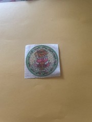 Vintage 1980s Lucy Rigg Girl Bear Sticker