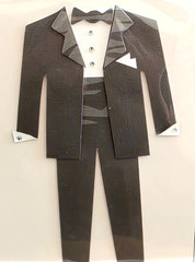 The Card Connection Self-Adhesive Embellishments – TUXEDO