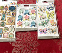 Beautiful Lot of K & Company Antique Garden Picture Frames Accents & Butterflies