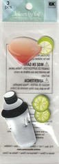 RARE! Jolee’s by You 3-D Stickers COSMO Party Drink Theme 83030 Fast FREE ship!