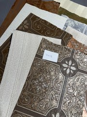 Vtge Textured Wallpaper Samples from Sample Book, Ethan Allen (10 Pieces) Set 12