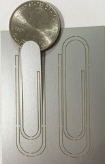 PAPER CLIPS Laser Die-Cuts(8pc)Deluxe Cuts📎Office Supplies📎Secretary📎School📎