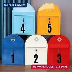 9 Sheets Large 6 Inch Number Stickers 0-9 Numbers, Self Adhesive and Waterproof