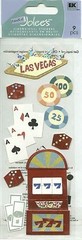 LAS VEGAS Casino Gambling Poker Blackjack Craps Dice Cards Jolee’s Stickers PICK