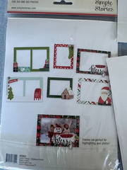 Lot of 5 Simple Stories Santa’s Village Embellishments – Scrapbook, Craft NIP