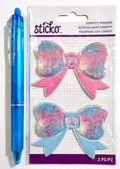 Confetti Bows Sticko Stickers Scrapbooking Card Making Journal Planner