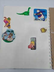 Vintage 1980’s -90’s Sticker Album Filled With Stickers