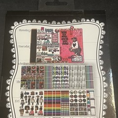 Ranger Dylusions Creative Dyary Stickers Collections 1 & 2 48 sheets NEW