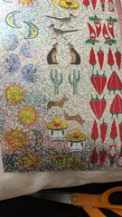 Vintage Stickers Southwestern Chili Peppers Cactus Dessert Sun Moon Lot 4 Sheets