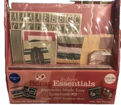 Jo Ann Scrap Essentials Memories Made Easy Scrapbook Kit Christmas