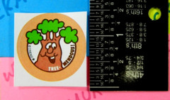 Trend Retro Wood Scented Tree Mendous Scratch & Sniff Sticker