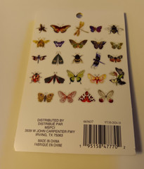 Recollections Sticker Pack Various Insects Moths Butterflies Bees Dragonflies