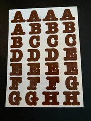 Creative Memories ABC/123 Stickers Alphabet Number Scrapbooking Craft Letters