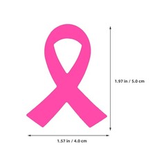 320Pcs Breast Cancer Awareness Pink Ribbon Stickers for DIY Decorations