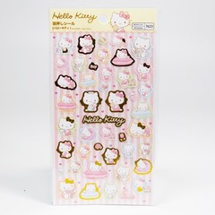 Hello Kitty Sanrio Foil Stickers Lot 3 Sheets Japan Kawaii Scrapbook New