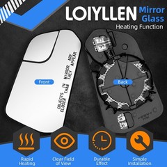Passenger Side Mirror Replacement for Ford Mustang 2015 2016 2017 2018 2019 2…