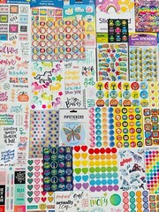 850+ Sticker Bundle, Kickstart Back to School w. STICKER BOOKS + New Full Sheets