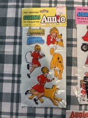 1981 Annie Stickers In Original Unopened Packaging