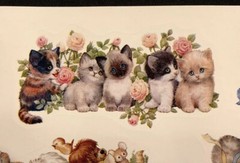 Ruth Morehead Dog Cat Stickers by Current ~ 4 Large Sheets Scrapbooking Crafts