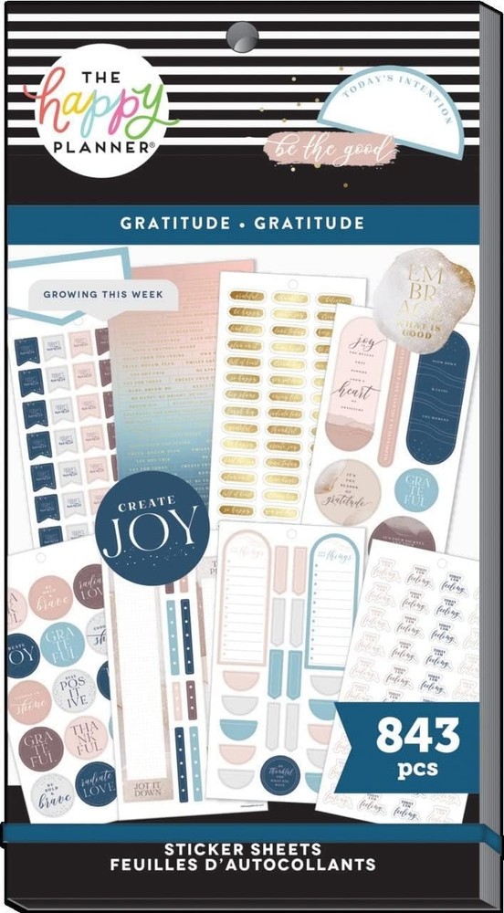 Happy Planner Gratitude Sticker Pack – 843 Stickers