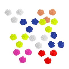 50 Pcs Scrapbook Supplies Crafting Materials Small Flowers for Scrapbooking