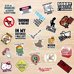 150pcs Funny Stickers for Adults Prank Meme Hilarious Sticker Pack for Laptop Ha