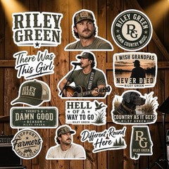 Riley Green Sticker Pack/Country Music/Different Round Here/Country As It Gets