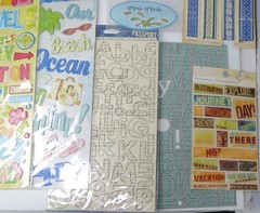 K&Company Jolee’s Boutique Marcella Scrapbook Sticker Lot Most New