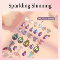 2 Sheets Airy 3D Puffy Stickers Resin