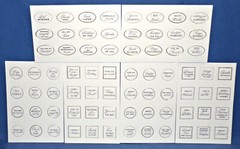 Anna Griffin Mini Sentiments Sticker Everyday & Holiday 288 pc Themed Sentiments