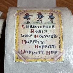 Vintage Winnie The Pooh Stickers Rolls Lot of 2