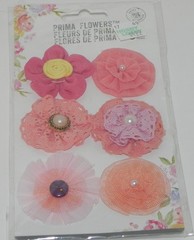 LOT PAPER FLOWERS PRIMA PETALOO LEAVES STUDIO 8 JOLEES MULBERRY ORGANDY PLUS