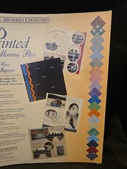 New Creative Memories Printed Photo Mounting Paper 20 Prints 20 Sheets 10×12