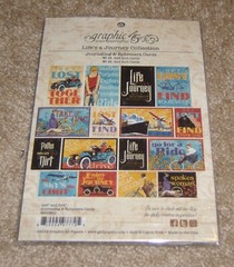 graphic 45 «Life’s Journey» Journaling & Ephemera Cards ~ 4x6inch & 3x4inch