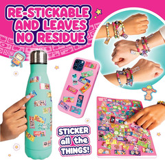 Sticki Rolls Surprise Bracelet Sticker | Kids Holographic Glow-in-the-Dark Fun