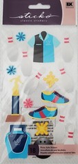 Jolee’s/Life’s Little Occasions/Sticko 2009 BOWLING Dimensional Stickers, 4 Pkgs