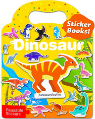 Reusable Sticker Book for Toddlers, Stickers for Kids, Ages 3+, Animals, Dinosau
