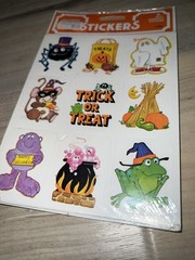 Vintage Eureka Halloween Stickers 36 Count Ephemera Craft Supply