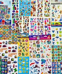 500 STICKER CARTOON THEME, FROZEN Mickey Mouse LION KING BARBIE Harry Potter+